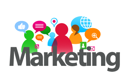 image of the word "marketing"