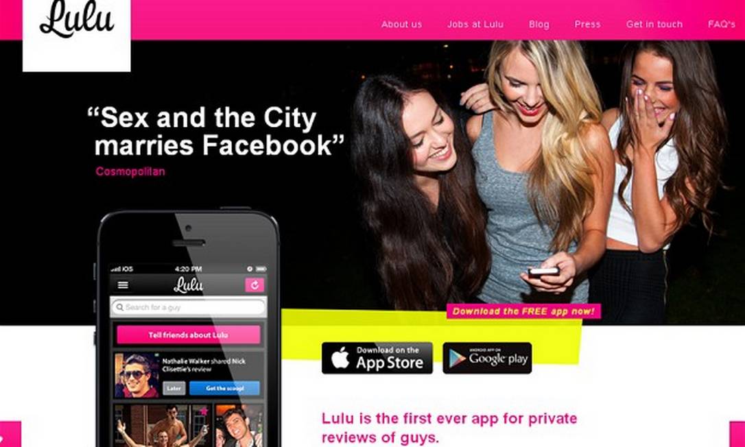 Screen shot of LuLu app