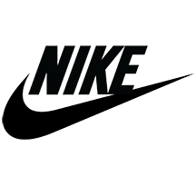 Nike logo with swoosh icon