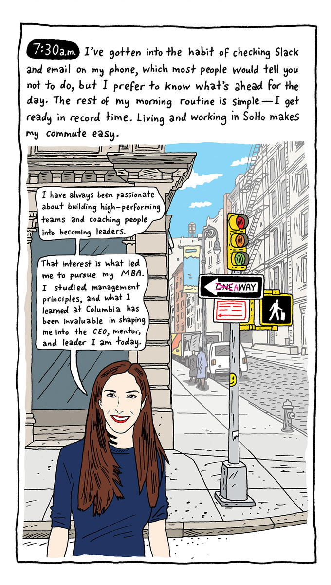 A Day in the Life: Steph Korey '15, founder and CEO, Away