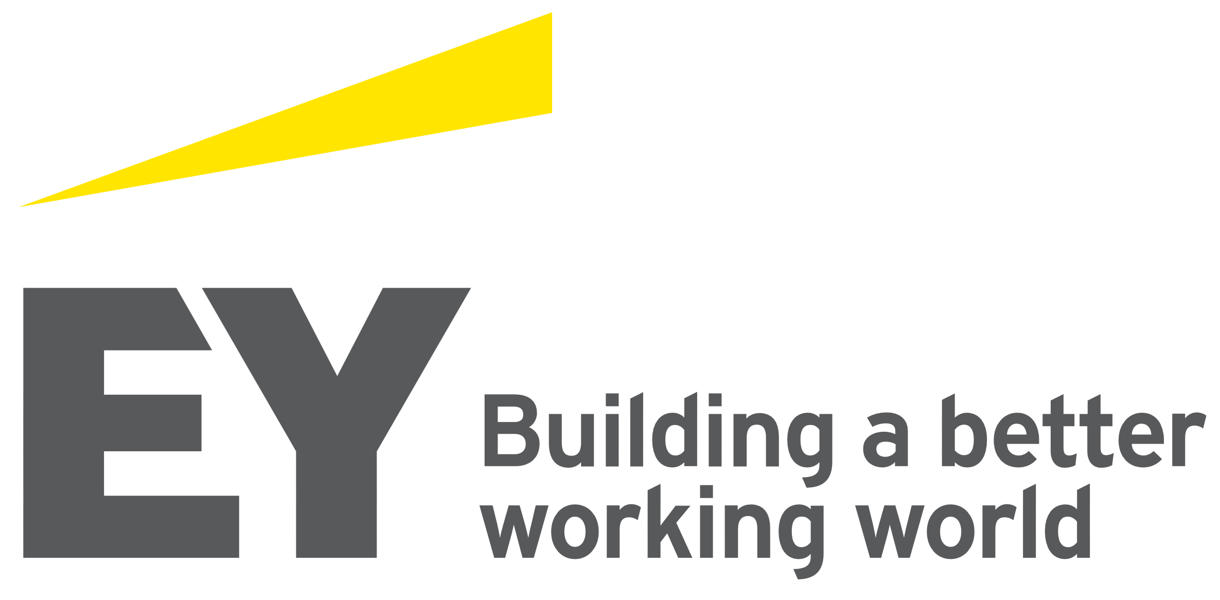 EY logo: Building a better working world