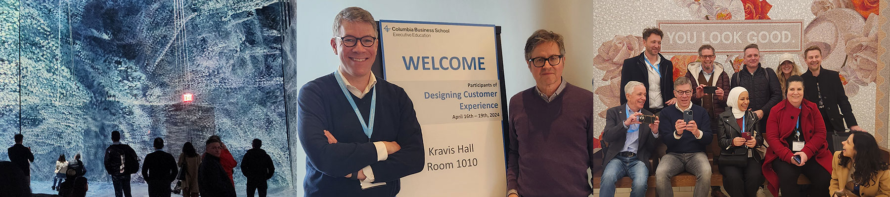 Photos of Designing Customer Experience program from April 2024