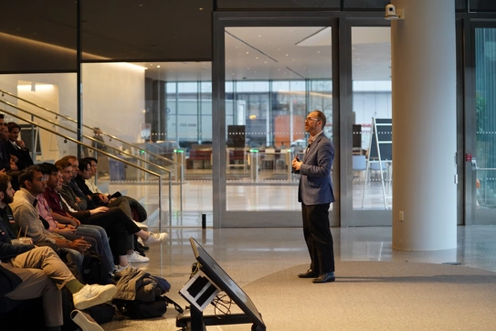 Professor Adam Galinsky speaks at Columbia Business School.