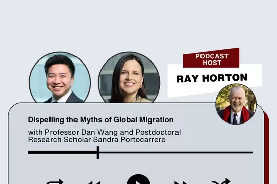 Dan Wang and Sandra Portocarrero