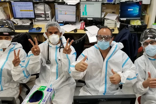 Leadership & Strategy & Strategy providers in PPE at Bronx Care Hospital Center 