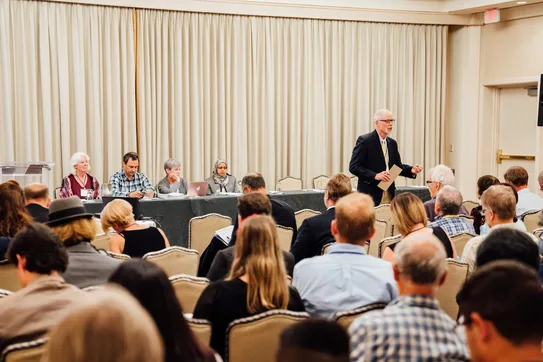 Speaker at conference