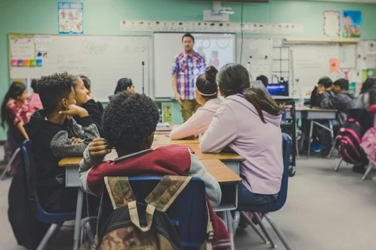 teacher in classroom