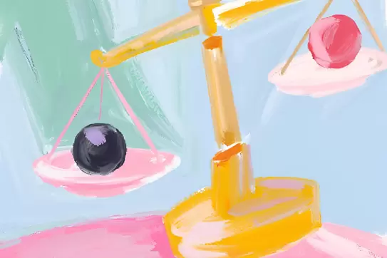 unbalanced scales