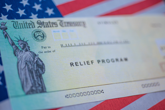 US Treasury unemployment check
