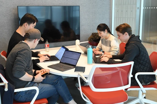 CBS students in a group