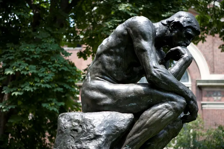 The Thinker statue