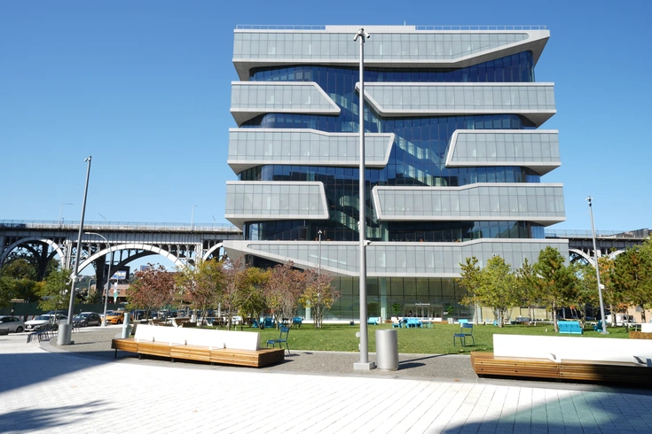 Outside view of Harry R. Kravis Hall