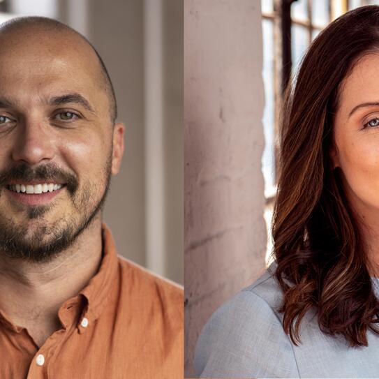 Manymoons co-founders Carolyn Butler '18 and Rich Amsinger '18
